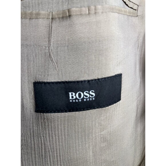 Hugo Boss Guabello Super 130s Men 2pc Suit 40S 32x30 Pinstripe Rossellini Cinema - Picture 11 of 16